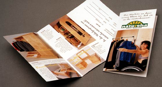 Foto grafische Gestaltung Prospekt